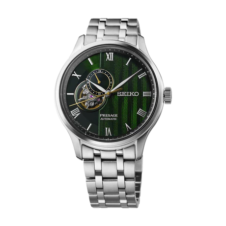 Seiko SSA463J1 Presage ‘Japanese Zen Gardens’ in Fern green