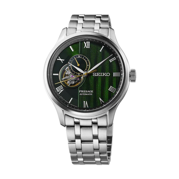 Seiko SSA463J1 Presage ‘Japanese Zen Gardens’ in Fern green