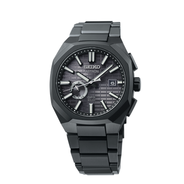 Astron GPS Solar Jet Black Crystal Box - SSJ015J1
