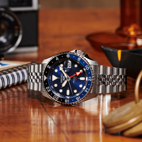 SEIKO 5 SPORTS ‘BLUEBERRY’ GMT SKX RE-INTERPRETATION - SSK003K1 - Kamal Watch Company