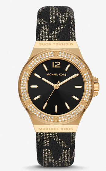 Michael Kors Mens 37 mm Lennox Black Dial Synthetic Analog Watch - MK7307I - Kamal Watch Company