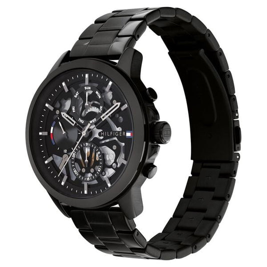 Tommy Hilfiger Men Black Dial Analog Watch
