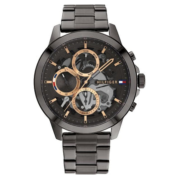 Tommy hilfiger Men Henry Round Grey Watches - Kamal Watch Company
