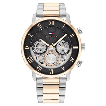 Tommy Hilfiger Quartz Multifunction Grey dial Stainless Steel Strap Watch for Men