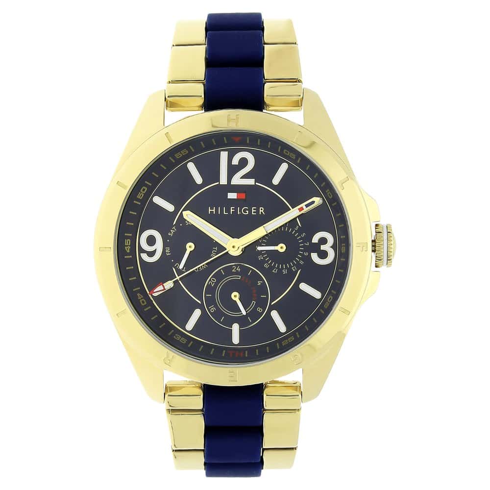 Blue Dial Two Toned Bi Metal Strap Watch TH1781769J - Kamal Watch Company