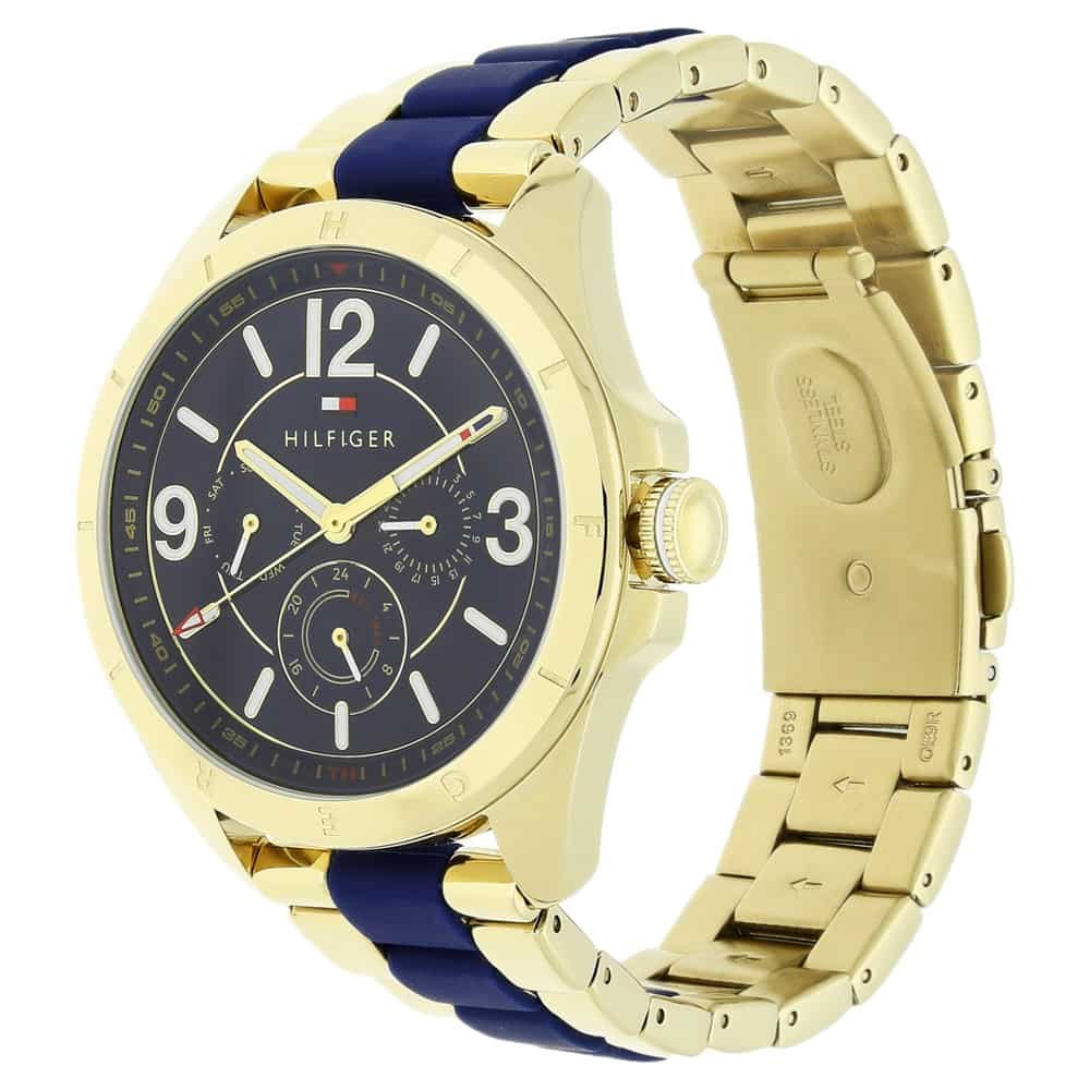 Blue Dial Two Toned Bi Metal Strap Watch TH1781769J - Kamal Watch Company