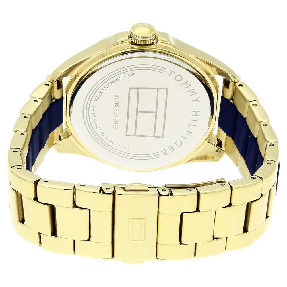 Blue Dial Two Toned Bi Metal Strap Watch TH1781769J - Kamal Watch Company