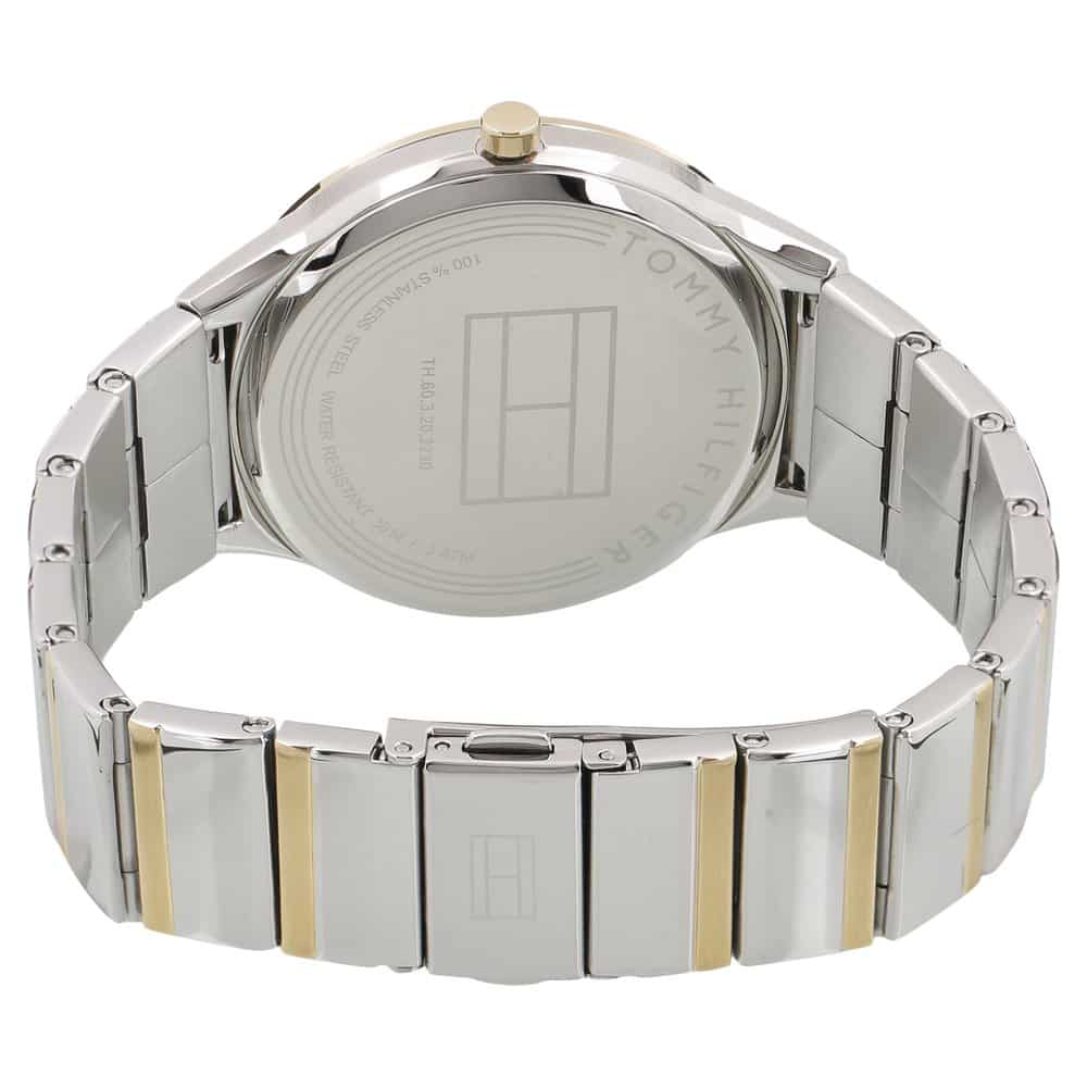 Silver Dial Two Toned Metal Strap Watch - Kamal Watch Company
