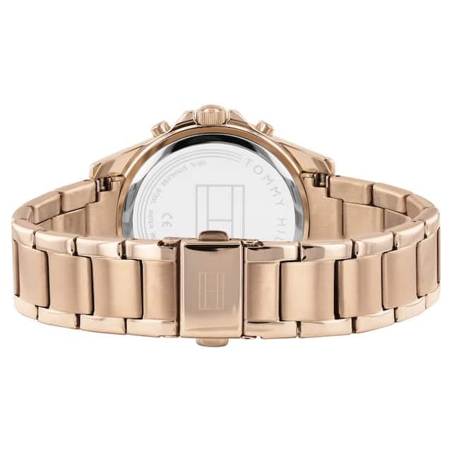 Tommy Hilfiger Womens 38 mm Haven Carnation Gold Dial Stainless Steel Watch - NCTH1782197 - Kamal Watch Company