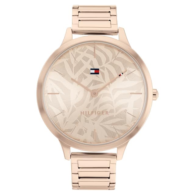 Tommy Hilfiger Women Carnation Gold Dial Analog Watch TH1782497 - Kamal Watch Company