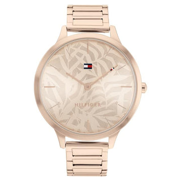 Tommy Hilfiger Women Carnation Gold Dial Analog Watch TH1782497 - Kamal Watch Company