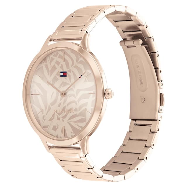 Tommy Hilfiger Women Carnation Gold Dial Analog Watch TH1782497 - Kamal Watch Company