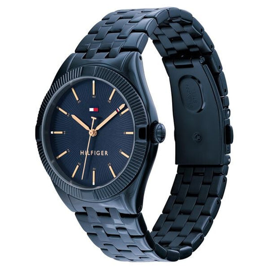 Tommy Hilfiger Quartz Analog Blue Dial Stainless Steel Strap Watch for Women
