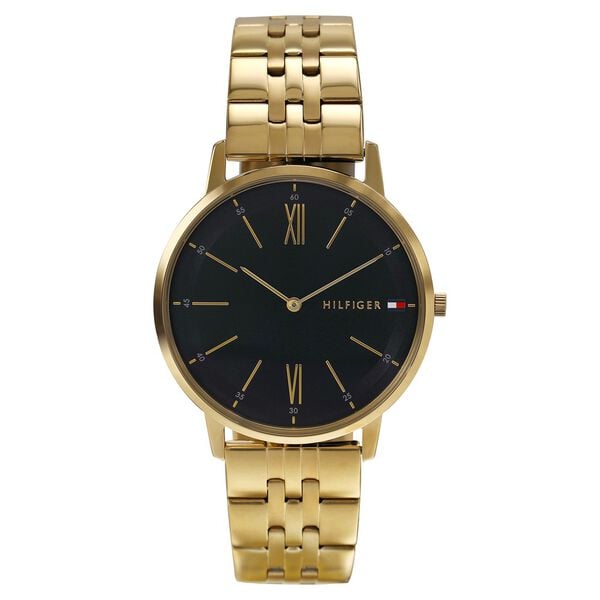 Tommy Hilfiger Quartz Analog Blue Dial Stainless Steel Strap Watch for Men