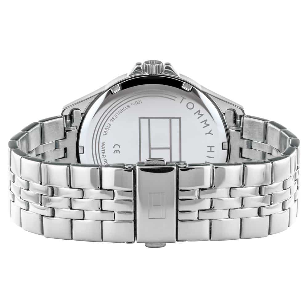 Tommy Hilfiger Mens Navy Blue Dial Metallic Multi-Function Watch - TH1791612 - Kamal Watch Company