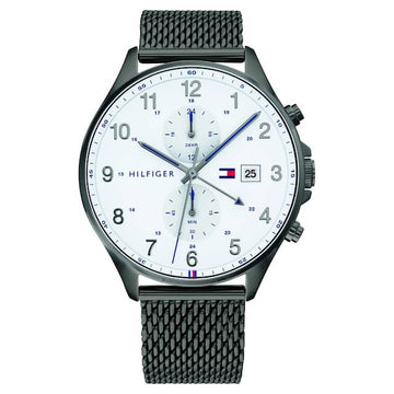 White Dial Grey Stainless Steel Strap Watch NDTH1791709 - Kamal Watch Company