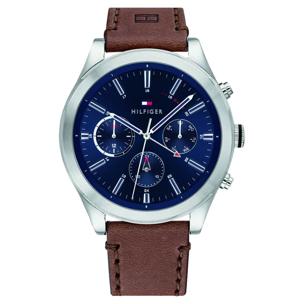 Blue Dial Leather Watch NCTH1791741 - Kamal Watch Company