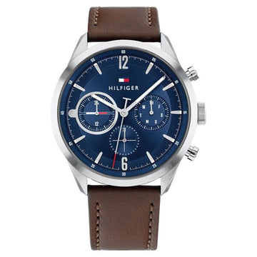 Tommy Hilfiger NDTH1791940 Blue Dial Leather Strap Watch for Men