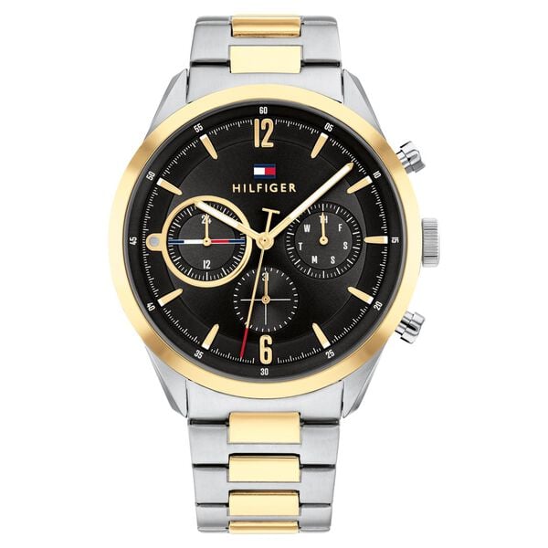 Tommy Hilfiger NDTH1791944 Black Dial Stainless Steel Strap Watch for Men