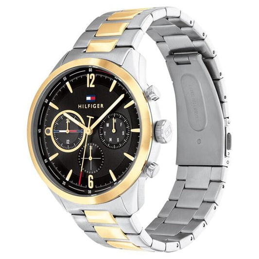 Tommy Hilfiger NDTH1791944 Black Dial Stainless Steel Strap Watch for Men