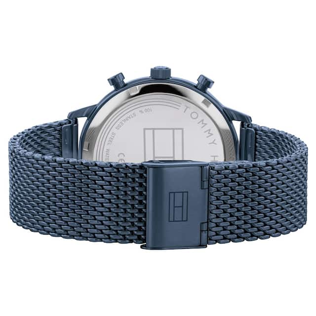 Th1791663 Tommy Hilfiger Multifunction Blue Dial Watch For Men Th1791990
