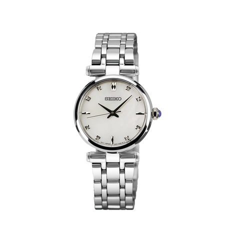 Seiko Ladies Mother of Pearl Watch with Diamond Markers - HGH005P1