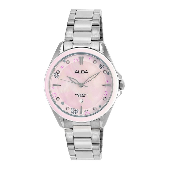 AH7DV7X1 Pastle Pink Dial Watch