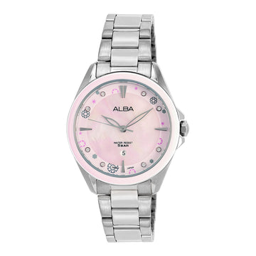 AH7DV7X1 Pastle Pink Dial Watch