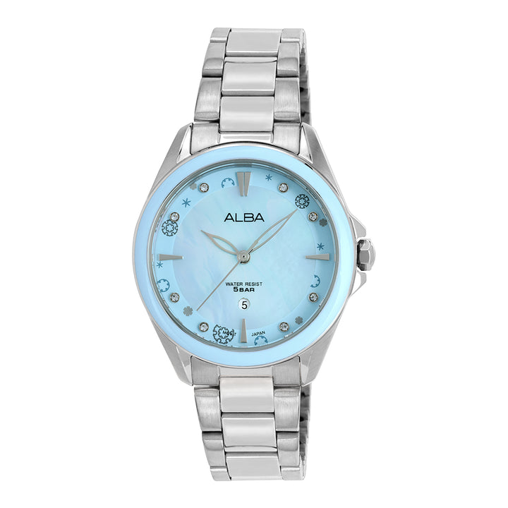 ALBA AH7DV9X1 Skyfall Blue Mother of Pearl Dial Watch