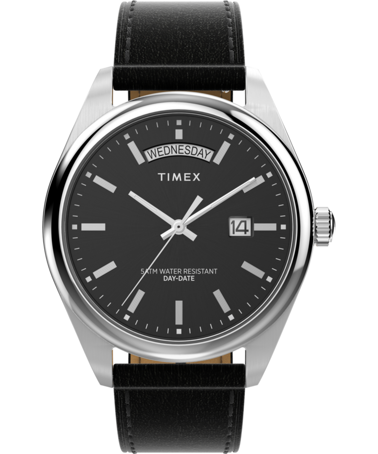 Timex Legacy 41mm Leather Strap Watch