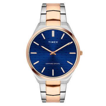 TIMEX Men Blue Round Dial Analog Watch - TWEG25802