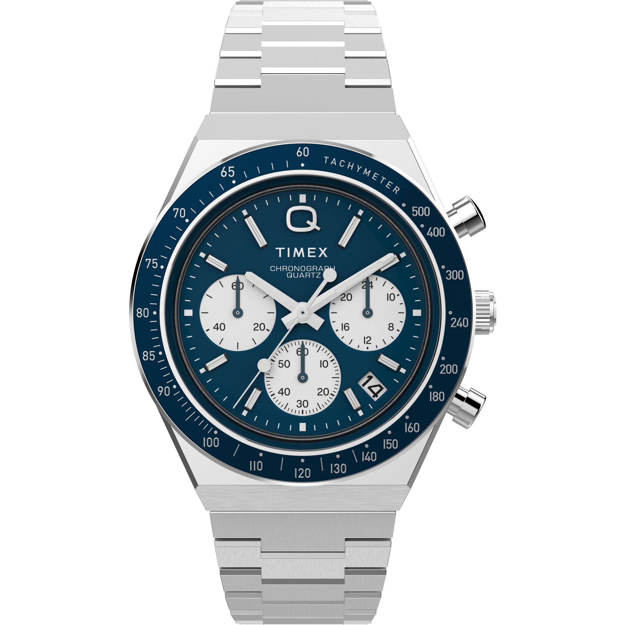 TIMEX Q Blue Round Dial Analog Men's Watch - TWEG26403
