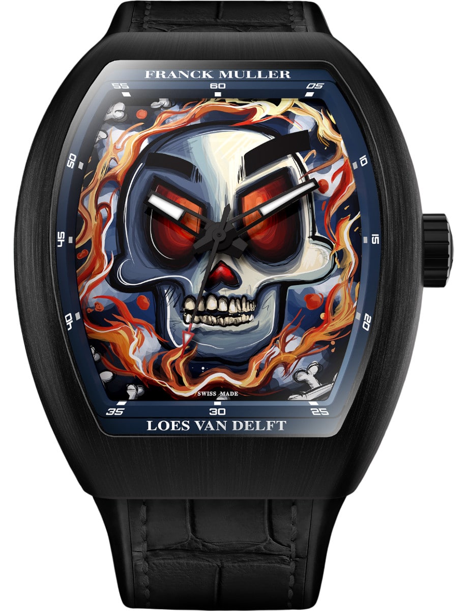 Franck Muller Vanguard 42.5 x 52.3 mm Titanium V 43 SC SKULL TT NR BR NR TT Watch for Men