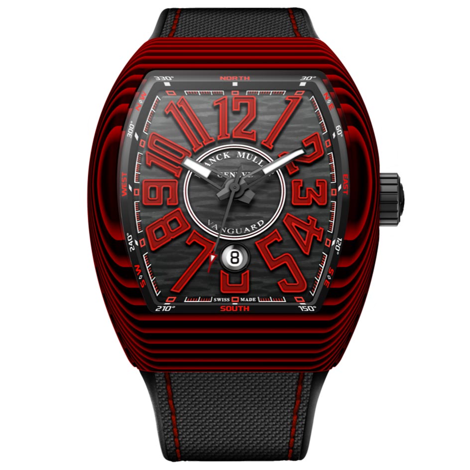 Franck Muller Vanguard Carbon 44 x 53.7 mm Carbon V 45 SC DT CAR RG NR CB Watch for Men