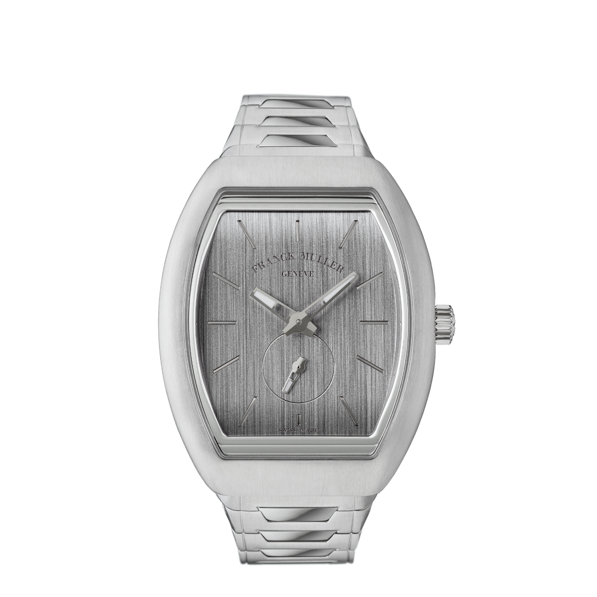 Franck Muller Vanguard Slim Monolith Stainless Steel V 41 S S6 AT FO MONO AC BR AC Watch for Men