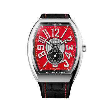 Franck Muller Vanguard Slim Vintage 41 x 50 mm Stainless Steel V41 S S6 AT FO VIN (RG) AC-ALLI/RBR – front view