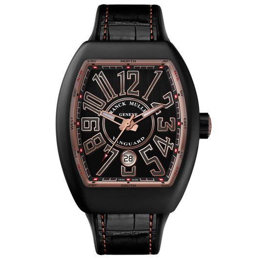 Franck Muller Vanguard 44 x 53.7 mm Titanium V 45 SC DT NR BR TT 5N TT – front view