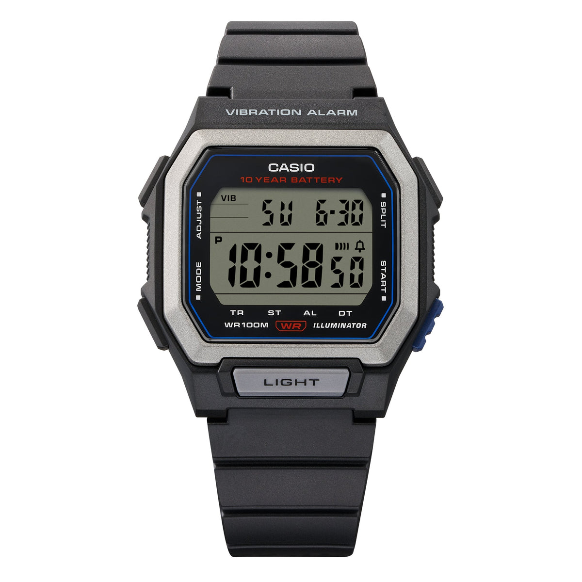 Casio W-738H-1AV – front view