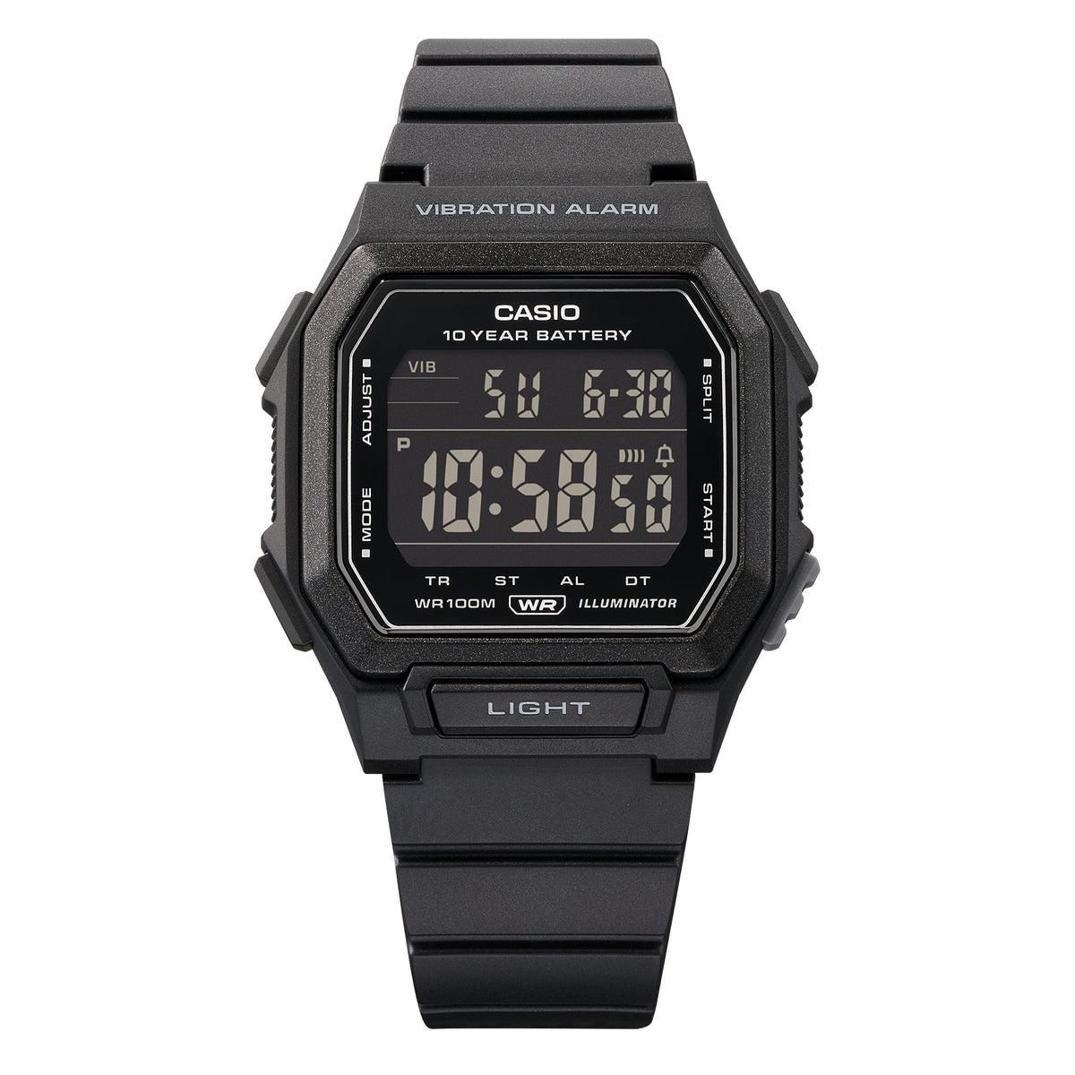 Casio W-738H-1BV – front view
