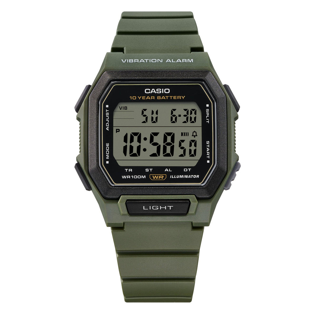 Casio W-738H-3AV – front view