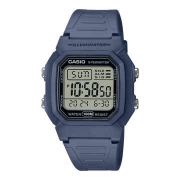 Casio Youth Unisex Quartz Black Dial Digital Resin Watch D333