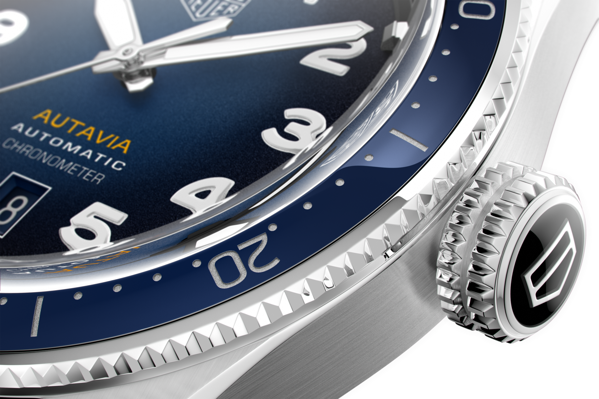 TAG HEUER AUTAVIA Automatic Watch, 42 mm, Steel WBE5116.EB0173 - Kamal Watch Company