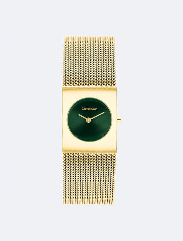 Calvin Klein 25100136 Pulse Gold Plated Steel Bracelet Watch