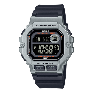 Casio WS-1400H-1BV – front three-quarter view