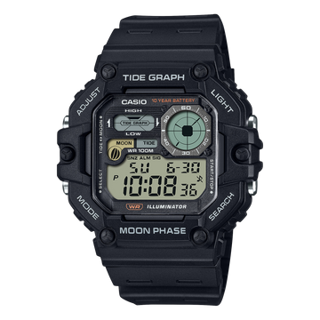 Casio WS-1700H-1AV – front three-quarter view