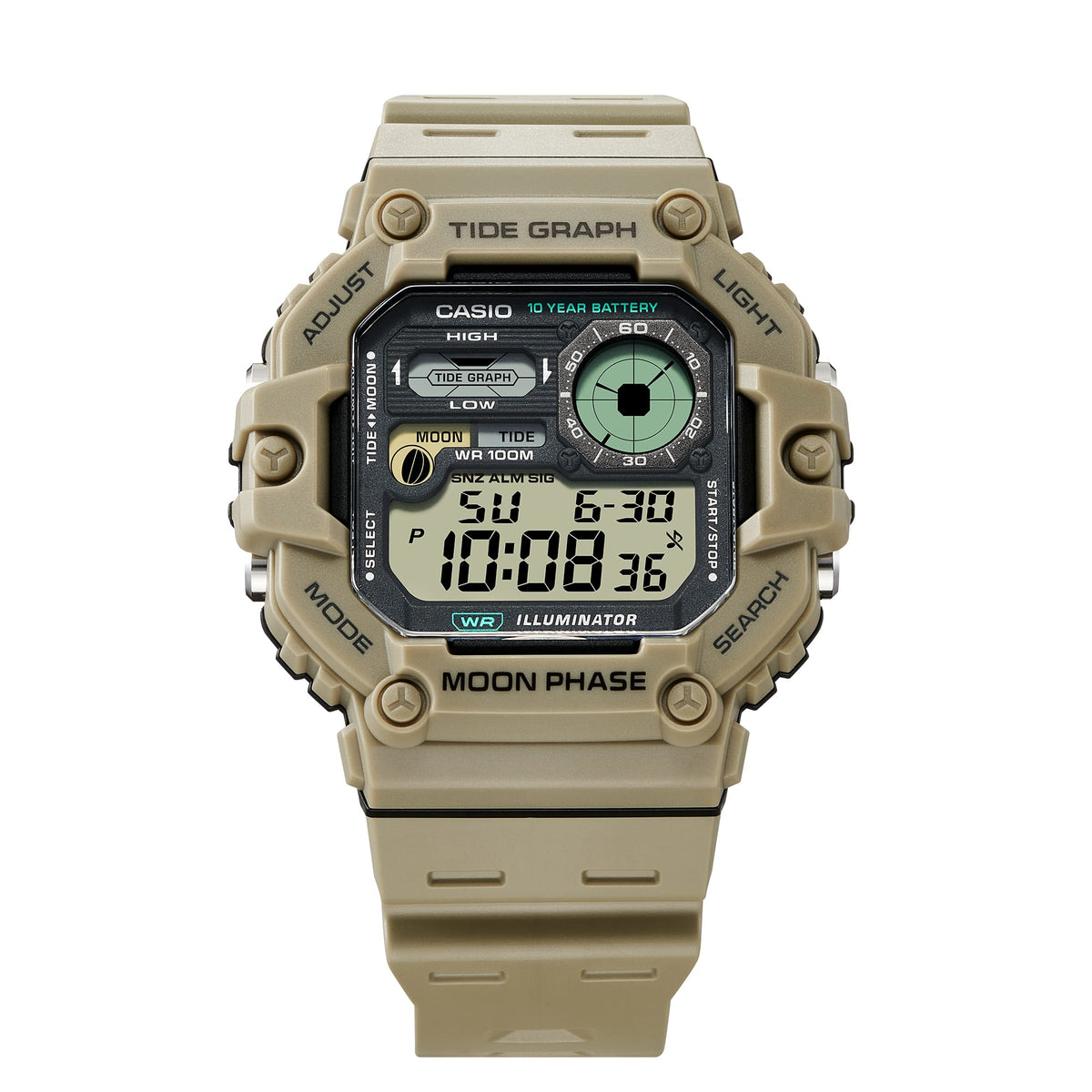 Casio WS-1700H-5AV – front view