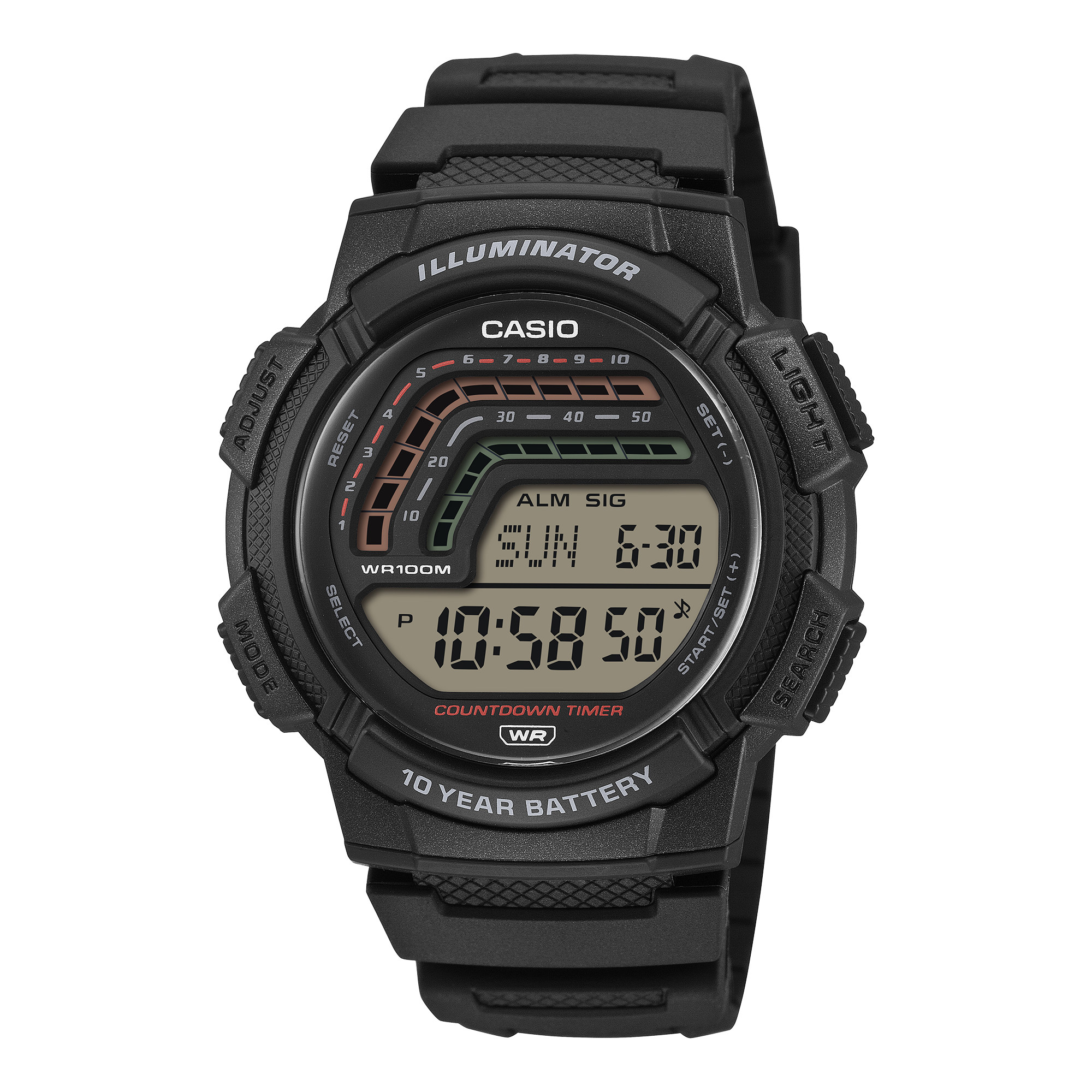 Casio WS-1800-1AV Digital Watch for Men