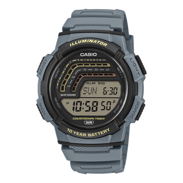 Casio WS-1800-2AV – front three-quarter view