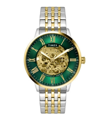 TIMEX Green Round Dial Analog Automatic Men's Watch - TWEG23504