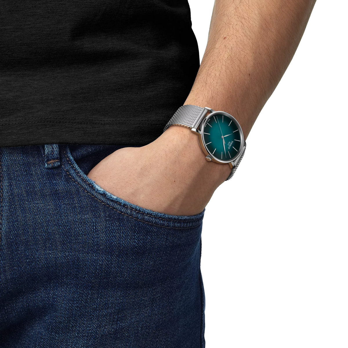 Tissot Everytime 40mm T143.410.11.091.00 Unisex Watch - on the wrist